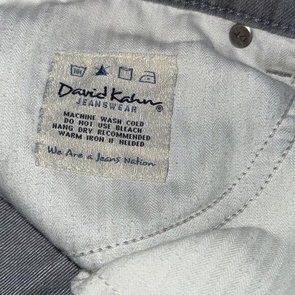 David Kahn Jeanswear Gray Straight Leg Jeans - Picture 5 of 7